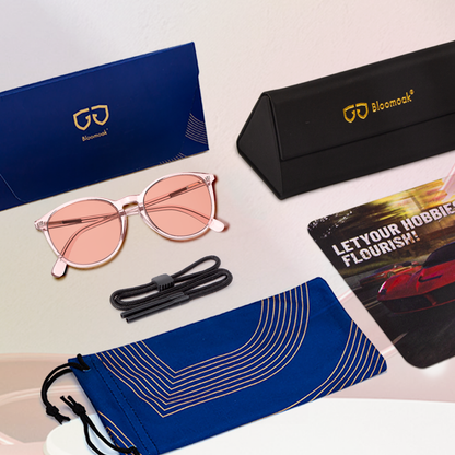Yara C. - Bloomoak Pink Blue Light Glasses