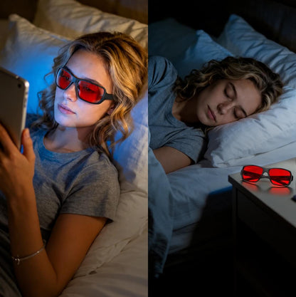 Soren P. - Bloomoak Red Wraparound Blue Light Glasses