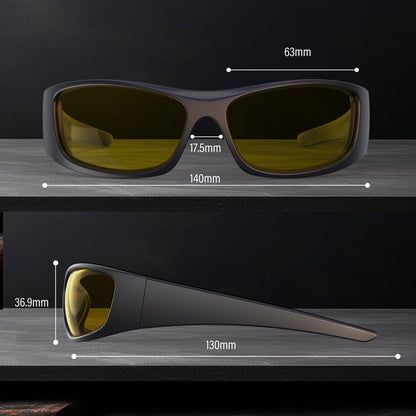 Max R. - Bloomoak Yellow Wraparound Night Driving Glasses