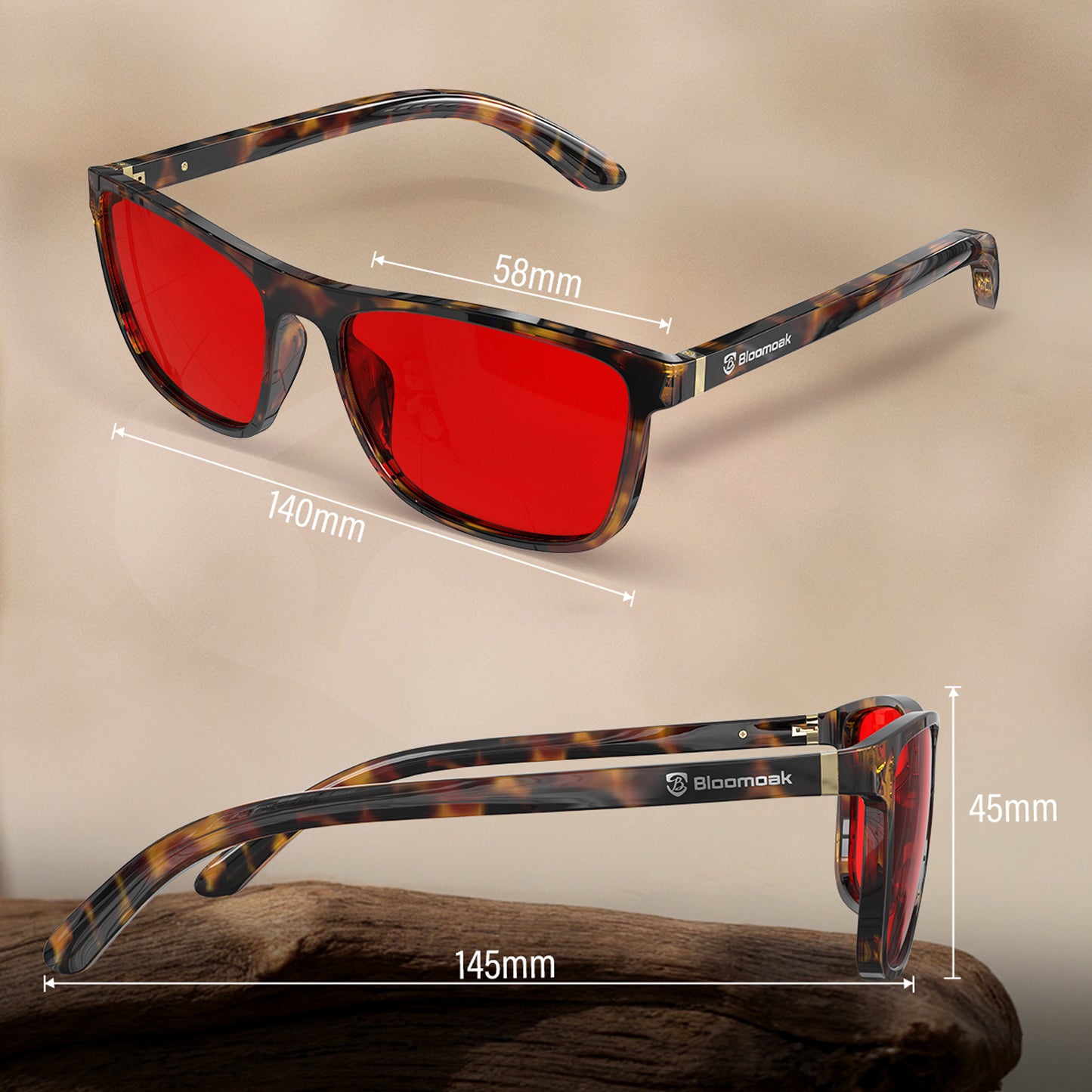 June P. - Bloomoak Red Blue Light Glasses