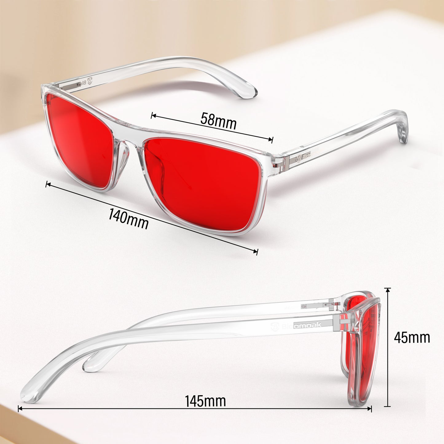 Lena D. - Bloomoak Red Blue Light Glasses