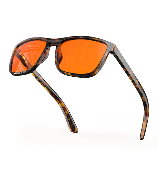 Bloomoak-99% Blue Light Blocking Glasses-Brown Tortoiseshell Sleep Glasses