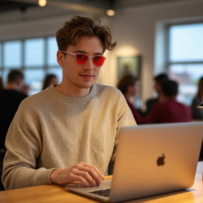 Eliot H. - Bloomoak Red Blue Light Glasses