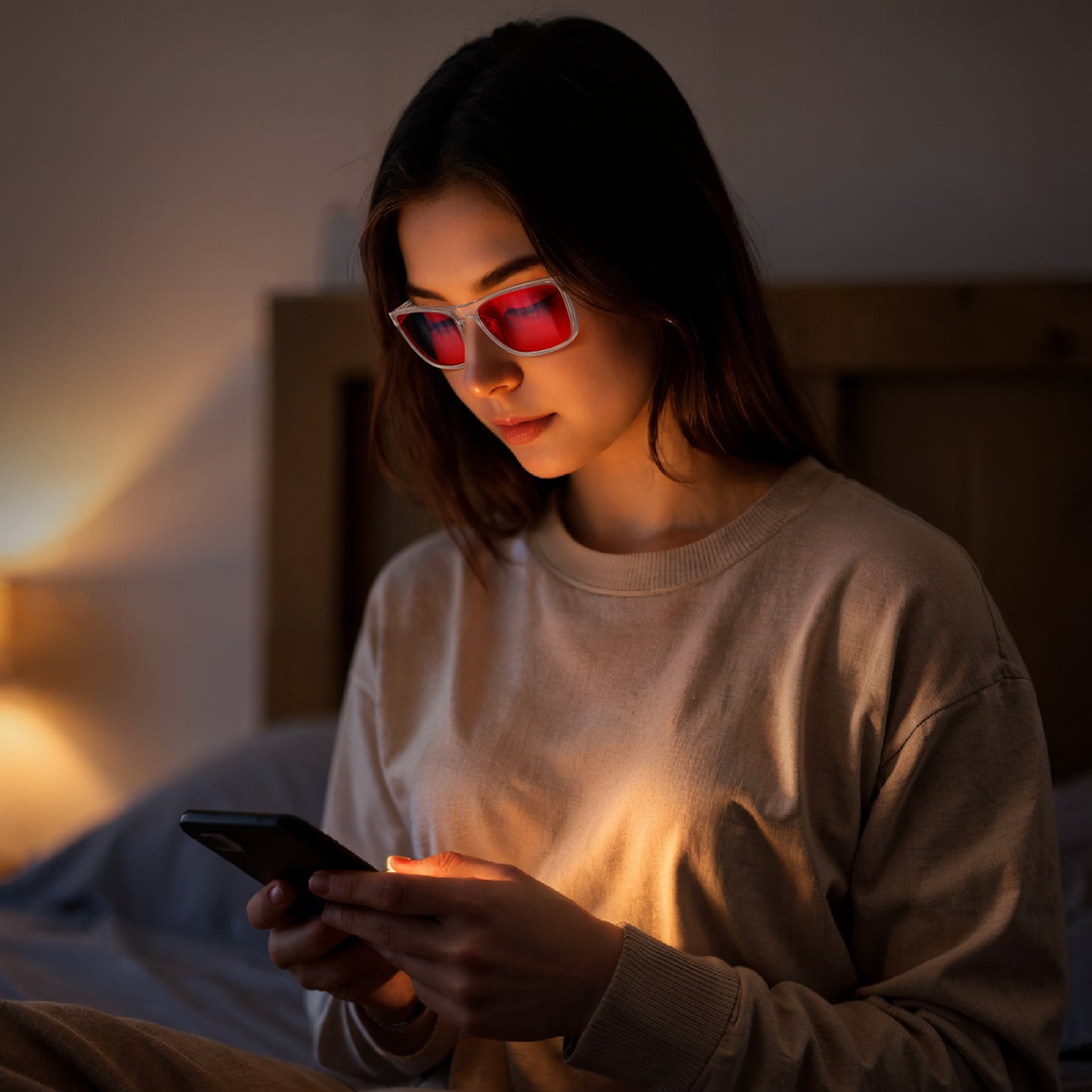 Lena D. - Bloomoak Red Blue Light Glasses