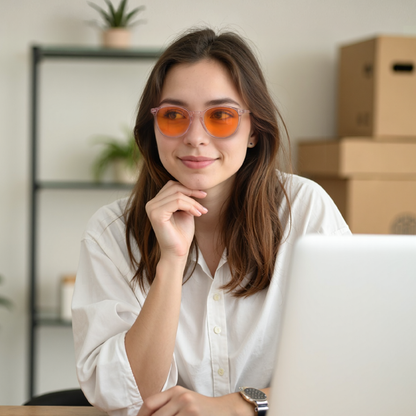 Noel S. - Bloomoak Orange Blue Light Glasses