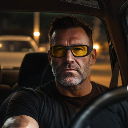 Max R. - Bloomoak Yellow Wraparound Night Driving Glasses