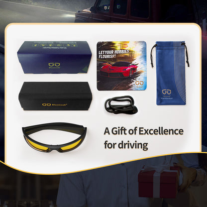 Max R. - Bloomoak Yellow Wraparound Night Driving Glasses