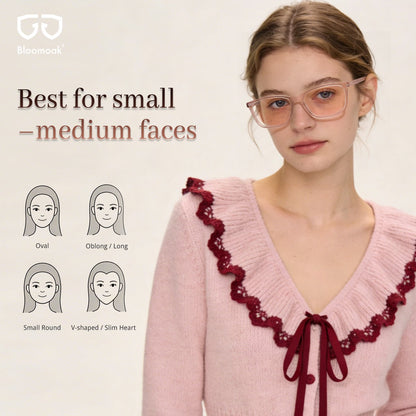 Paige F. - Bloomoak Light Pink Blue Light Glasses