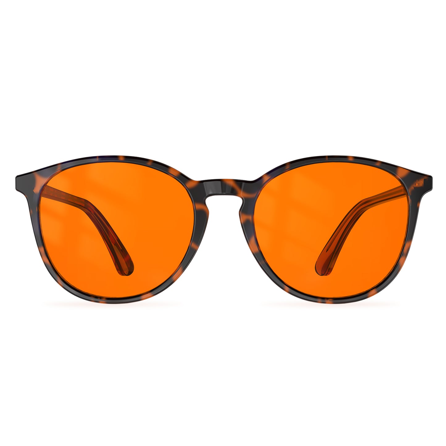 Bloomoak 99.9% Blue Light Blocking Glasses, Gaming Retro Round Glasses, Relieve Eye Fatigue and Improve Sleep, Suitable for Screens/Games/TVs