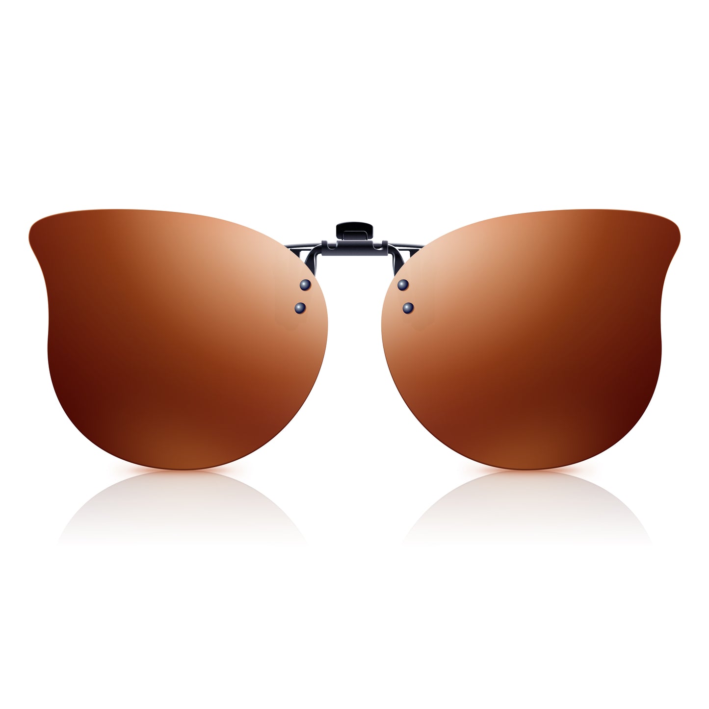 Polarized Cat Eye Clip On Sunglasses Women For Prescription Glasses