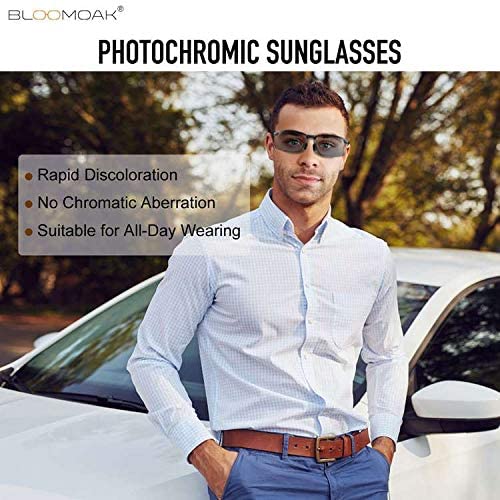Bloomoak Photochromic Driving Glasses - Photochromism & Polarization |UV400 - Bloomoak