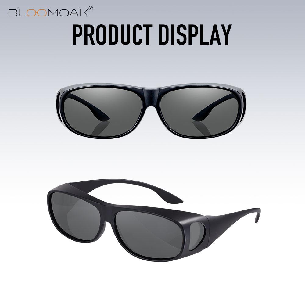 Polarized Over Glasses Anti-Glare UV 400 Protection - Wrap Around Sunglasses - Bloomoak