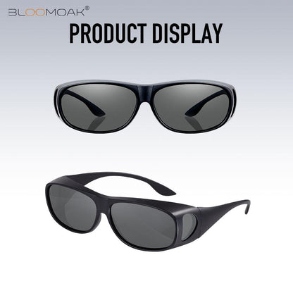 Polarized Over Glasses Anti-Glare UV 400 Protection - Wrap Around Sunglasses - Bloomoak